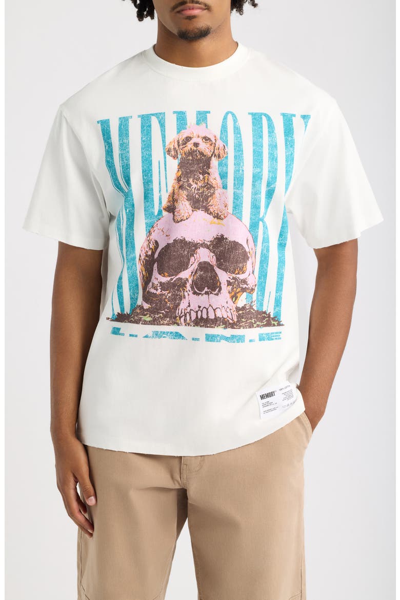 Alpha Oversize Cotton Graphic T-Shirt, Main, color, OFF WHITE