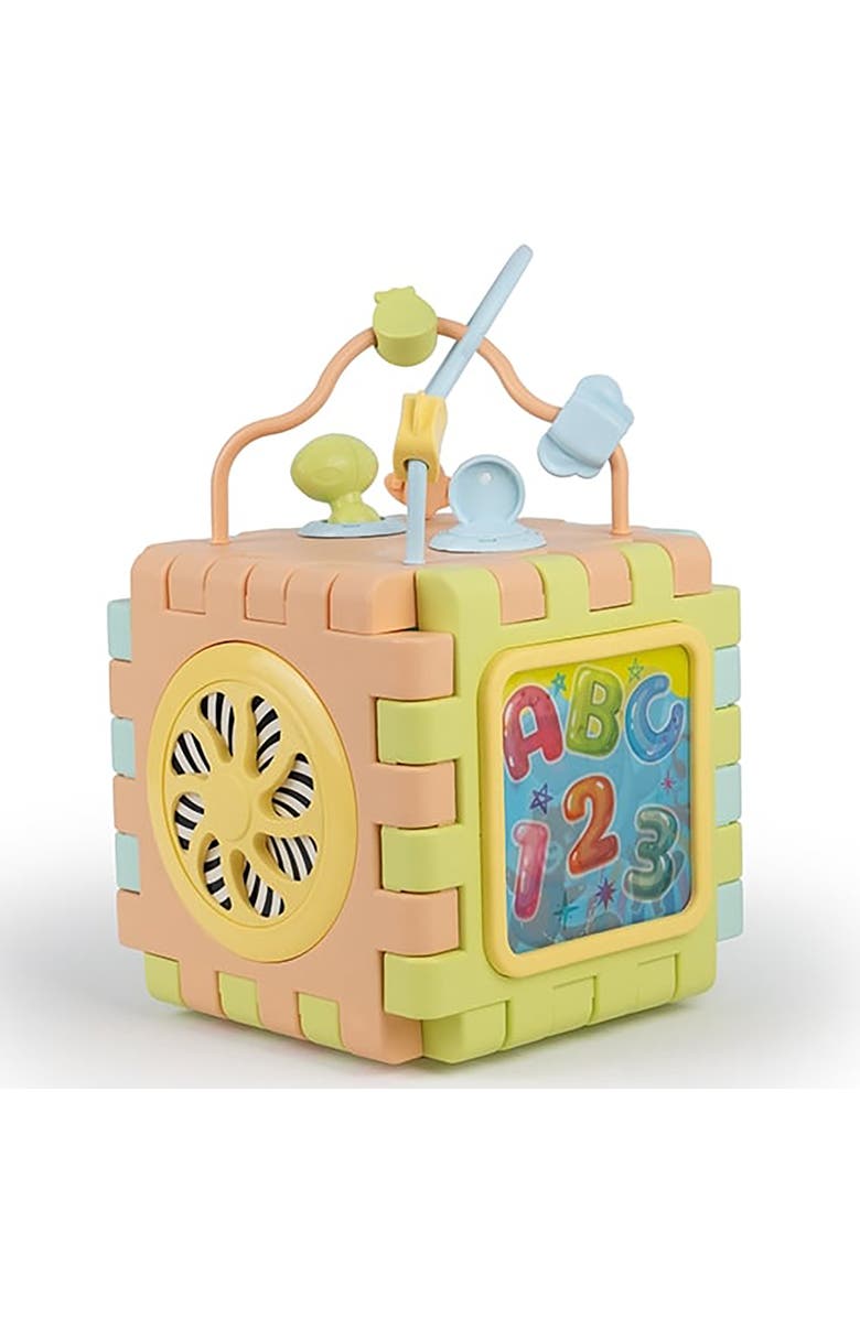 Dolu 2 In 1 Educational Cube & Puzzle, Toddlers and Kids 12mo+, Alternate, color, Multicolored