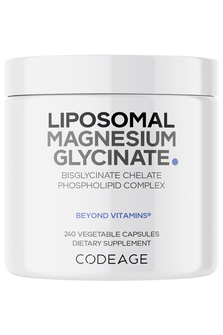 Magnesium Bisglycinate Chelate Supplement 2-Month Supply, Main, color, White