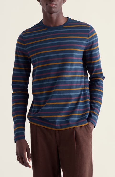 Striped Long Sleeve Sailor T-Shirt