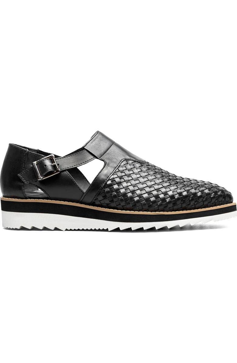 Stacy Adams Alvarado Woven Loafer, Alternate, color, Black