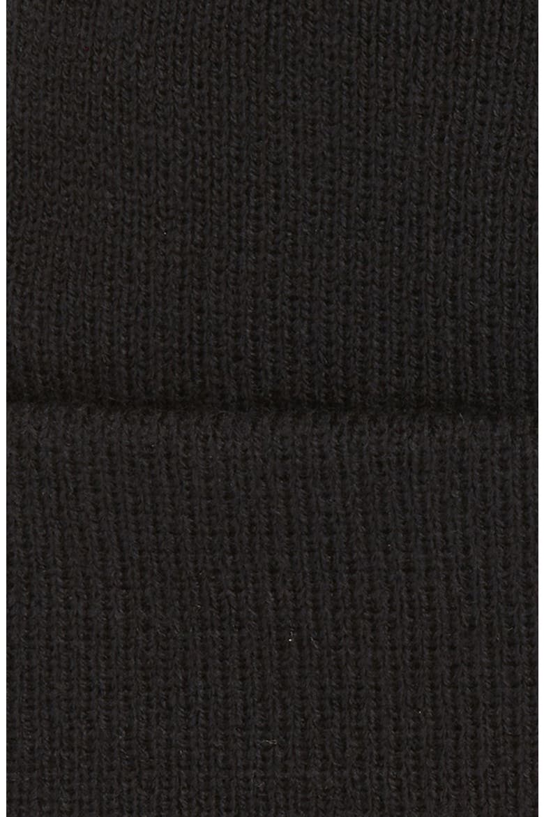 Bones Knit Beanie, Alternate, color, BLACK