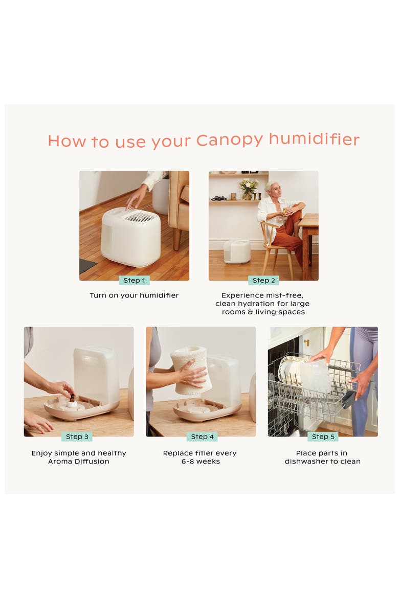 Large Room Humidifier Starter Kit, Alternate, color, WHITE TONES