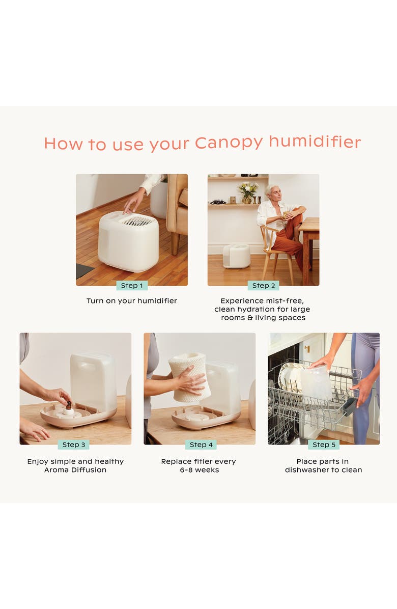 CANOPY Large Room Humidifier Starter Kit, Alternate, color,