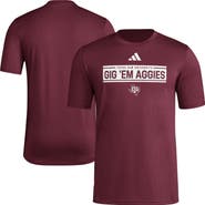 adidas Men's adidas  Maroon Texas A&M Aggies Locker Slogan Pre-Game T-Shirt