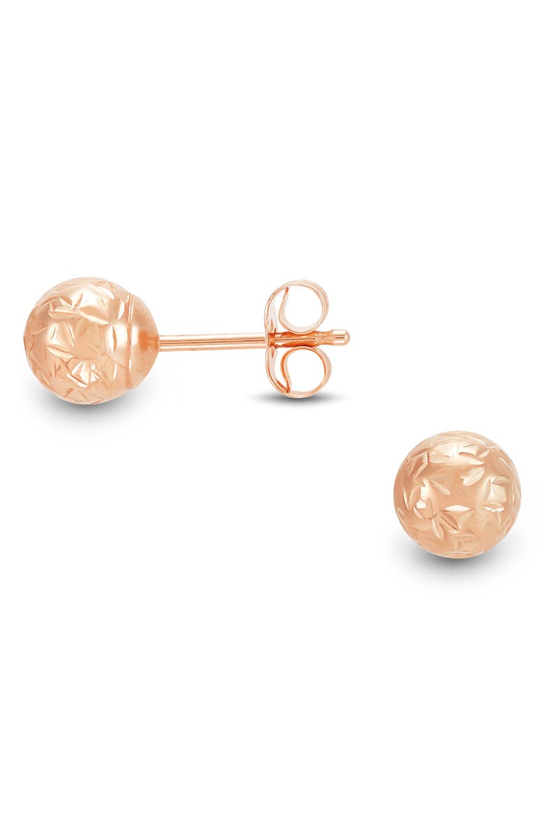 Frankie & Zoe High Polish Ball Stud Earrings, Alternate, color, 