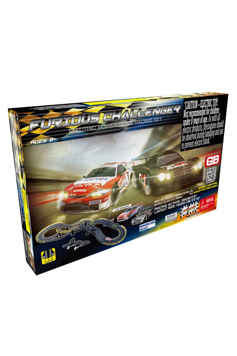 Furious Challenger Electric Power Road Racing Set, Main, color, Multicolored