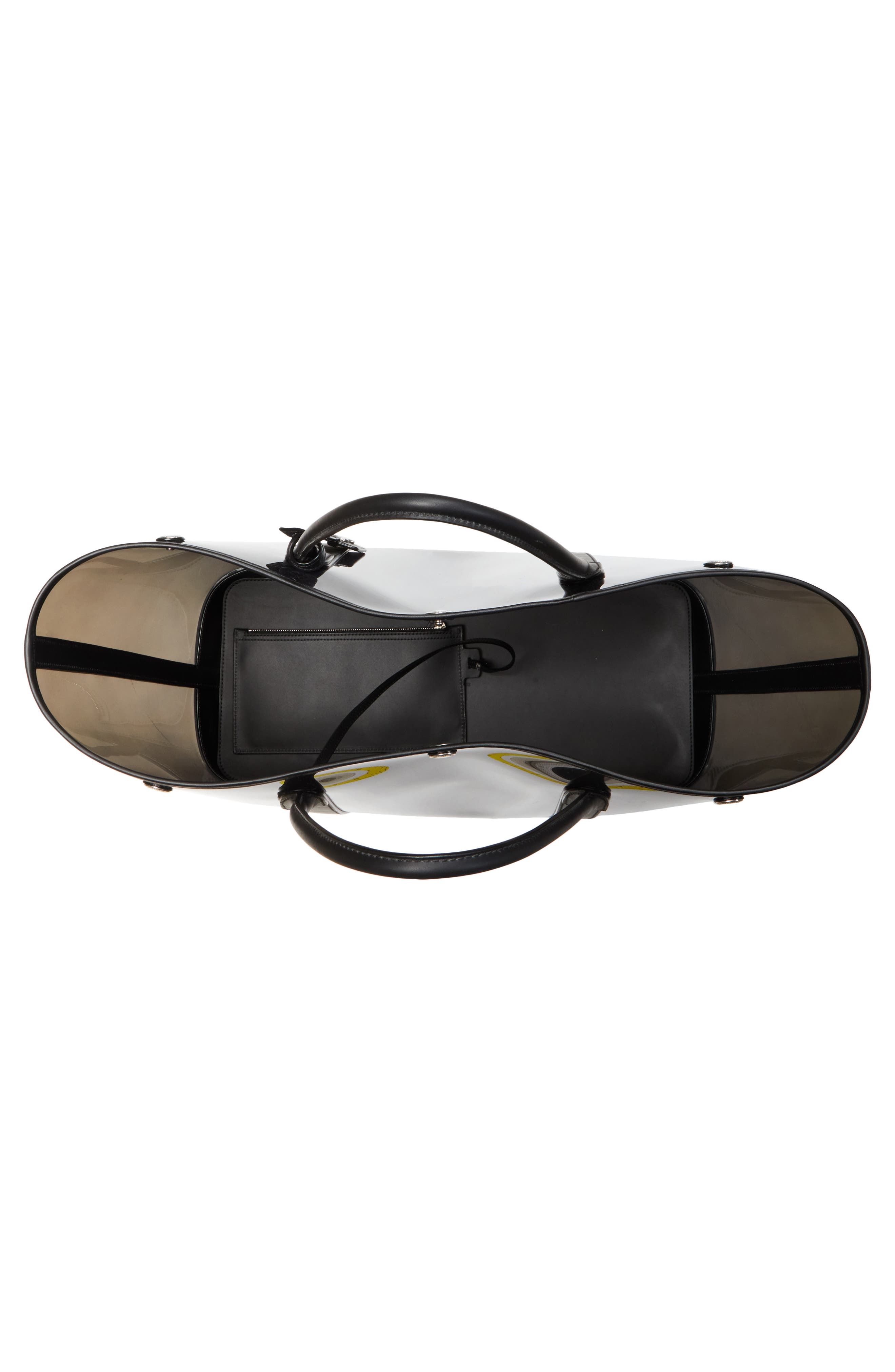 Saint Laurent Cabas Clear Vinyl Tote, Alternate, color, 