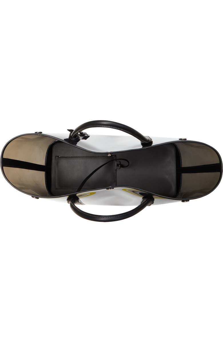 Saint Laurent Cabas Clear Vinyl Tote, Alternate, color,