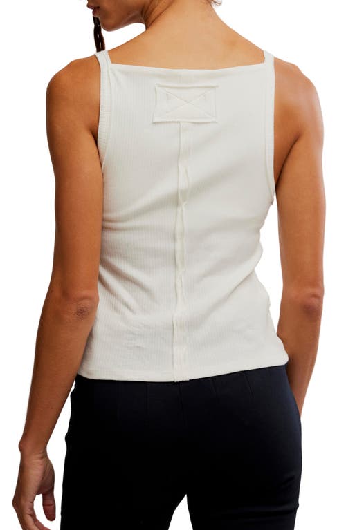 Free People Mia Tank Top In Ivory