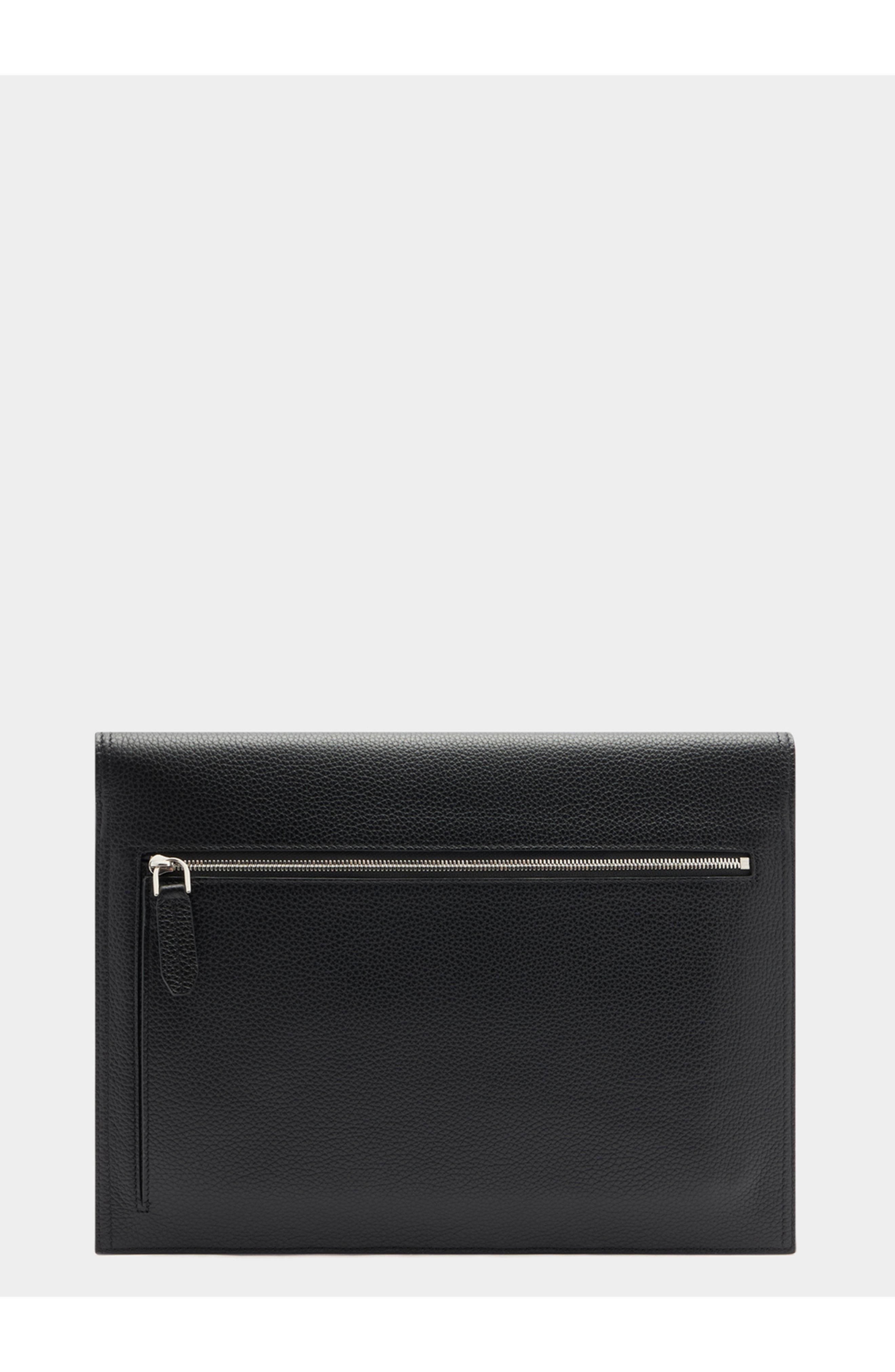 Bally Capitol Flap Bag, Alternate, color, Black