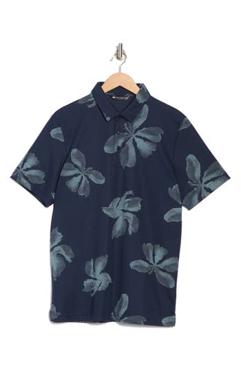 Travismathew Tropical Tour Floral Cotton Blend Polo