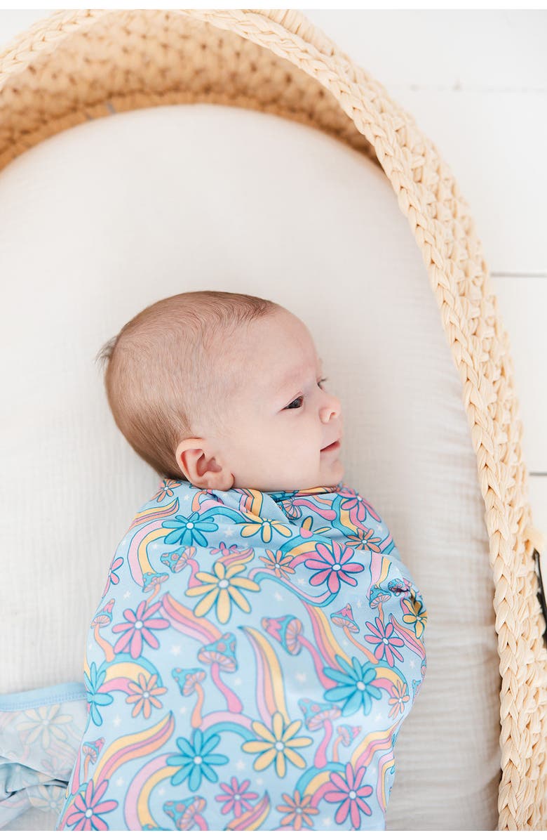 Charlie Lou Baby<sup>®</sup> Groovy Fall After All Swaddle, Alternate, color, Blue