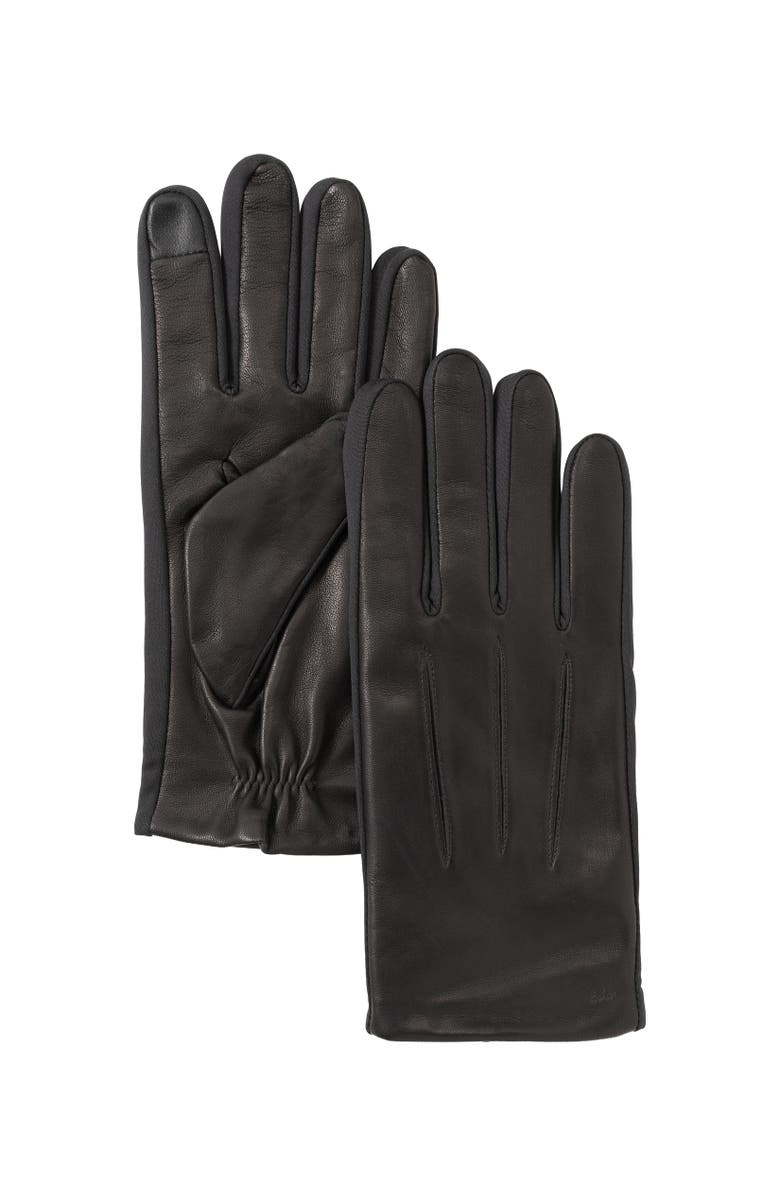 Echo Better Fit Leather Glove, Alternate, color, Black