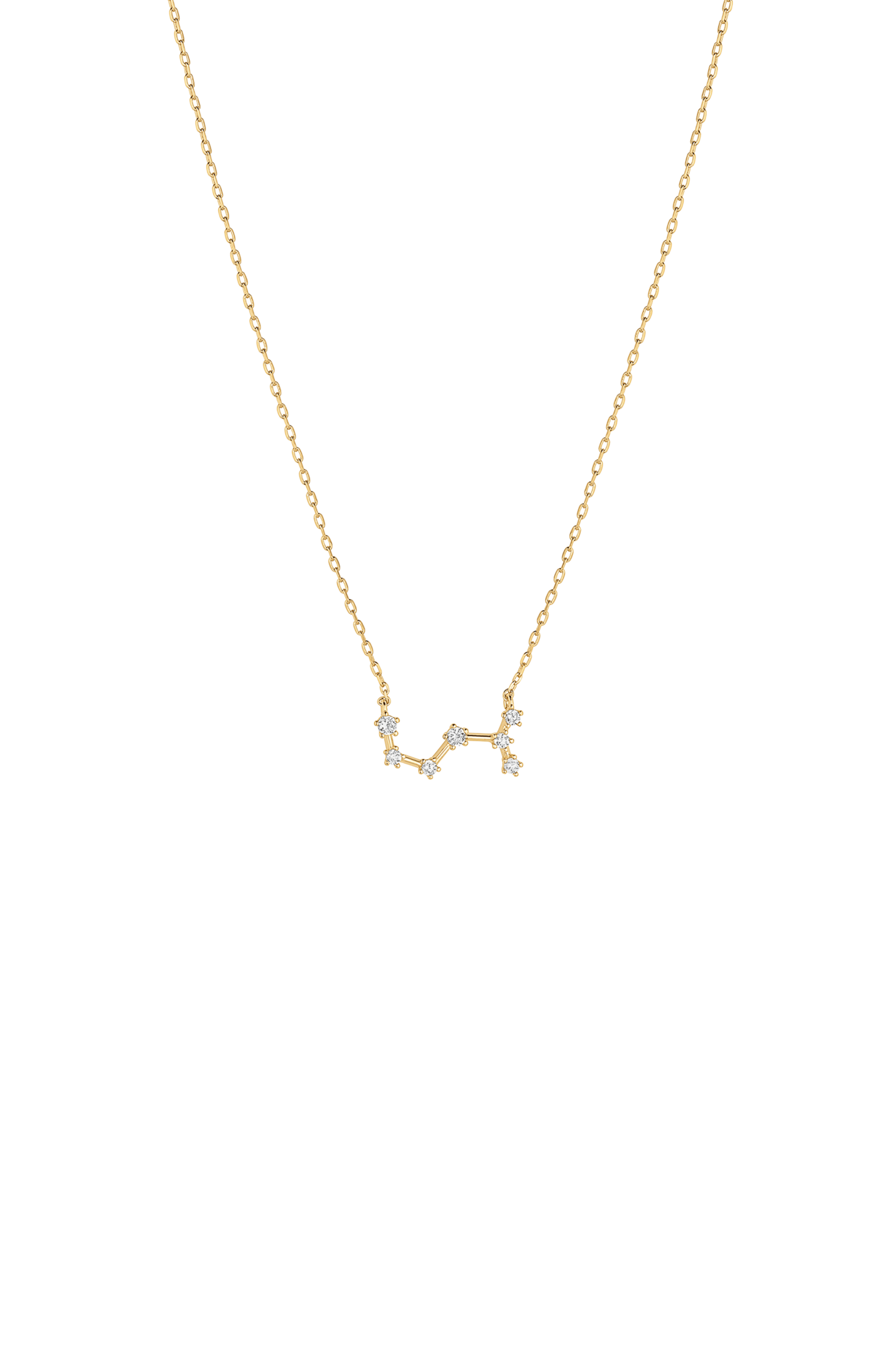 Bearfruit Jewelry 14k Gold Constellation Zodiac Necklace, 12 Zodiac Constellation Holiday Gift Idea
