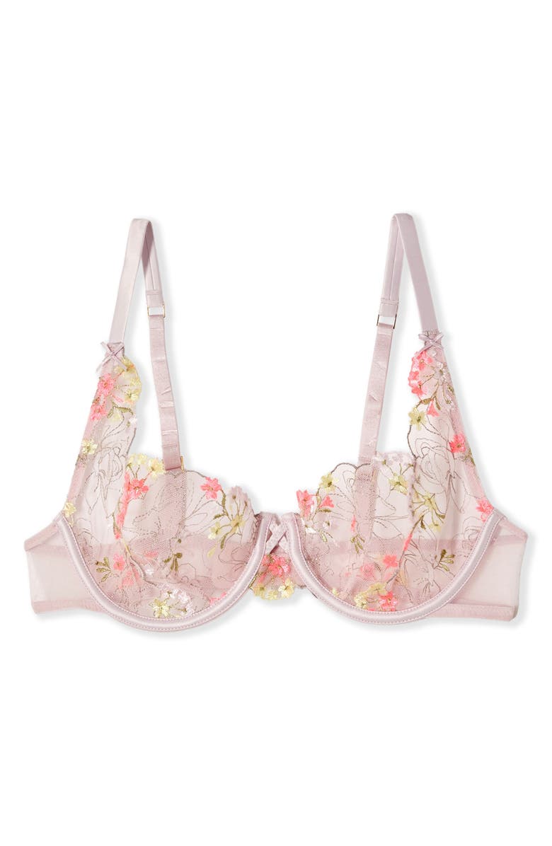 Etam Petunia Classique Underwire Balconette Bra, Alternate, color, Pink Multi