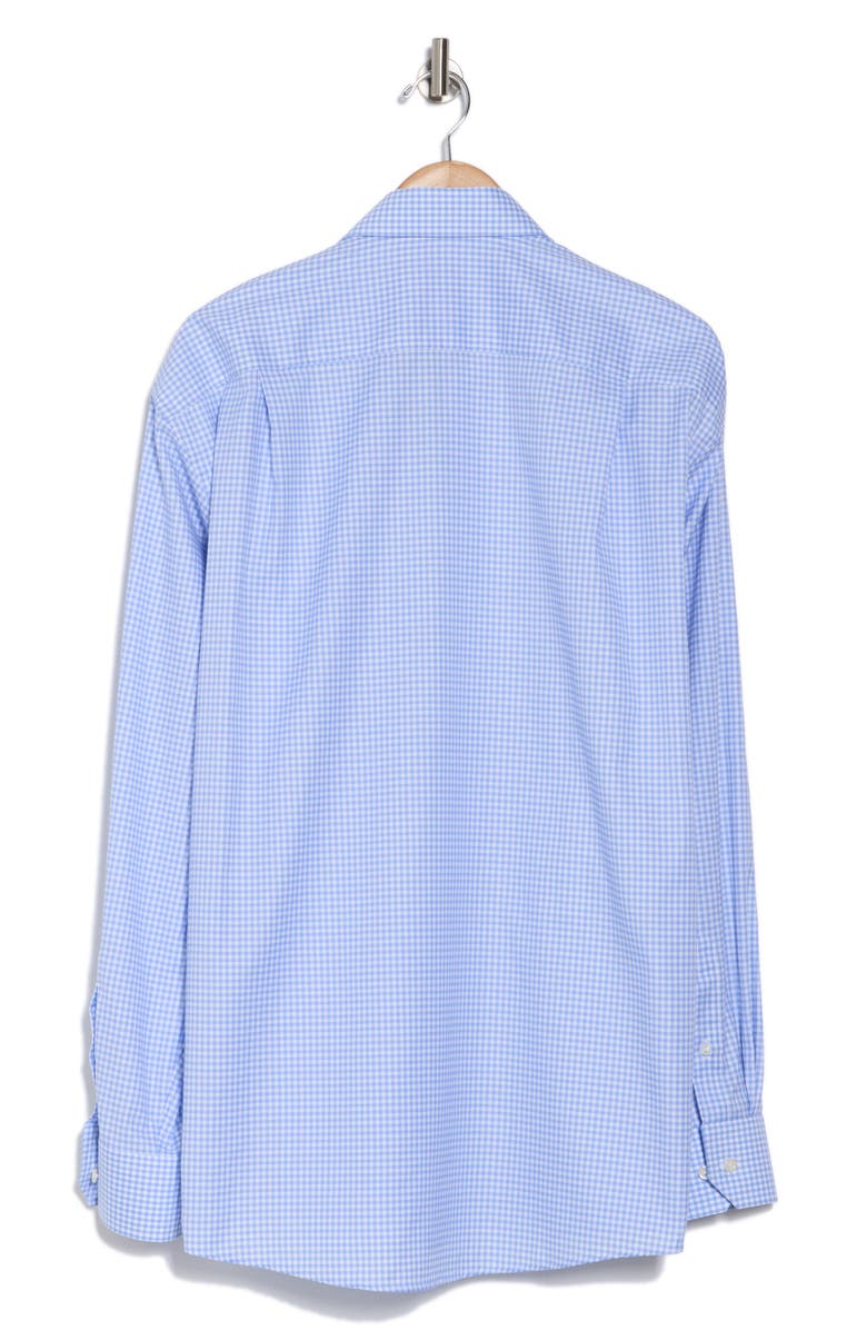 Eton Classic Fit Gingham Cotton Dress Shirt, Alternate, color, 