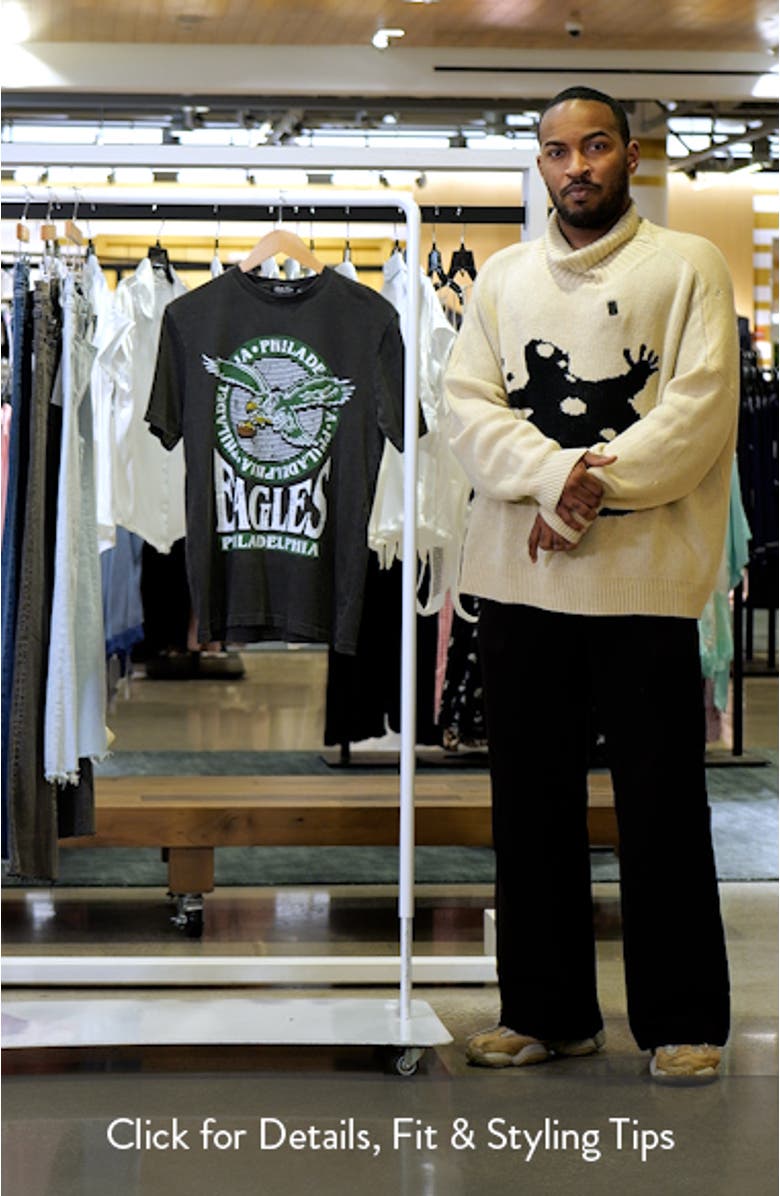 Eagles Crest Cotton Graphic T-Shirt, sales video thumbnail