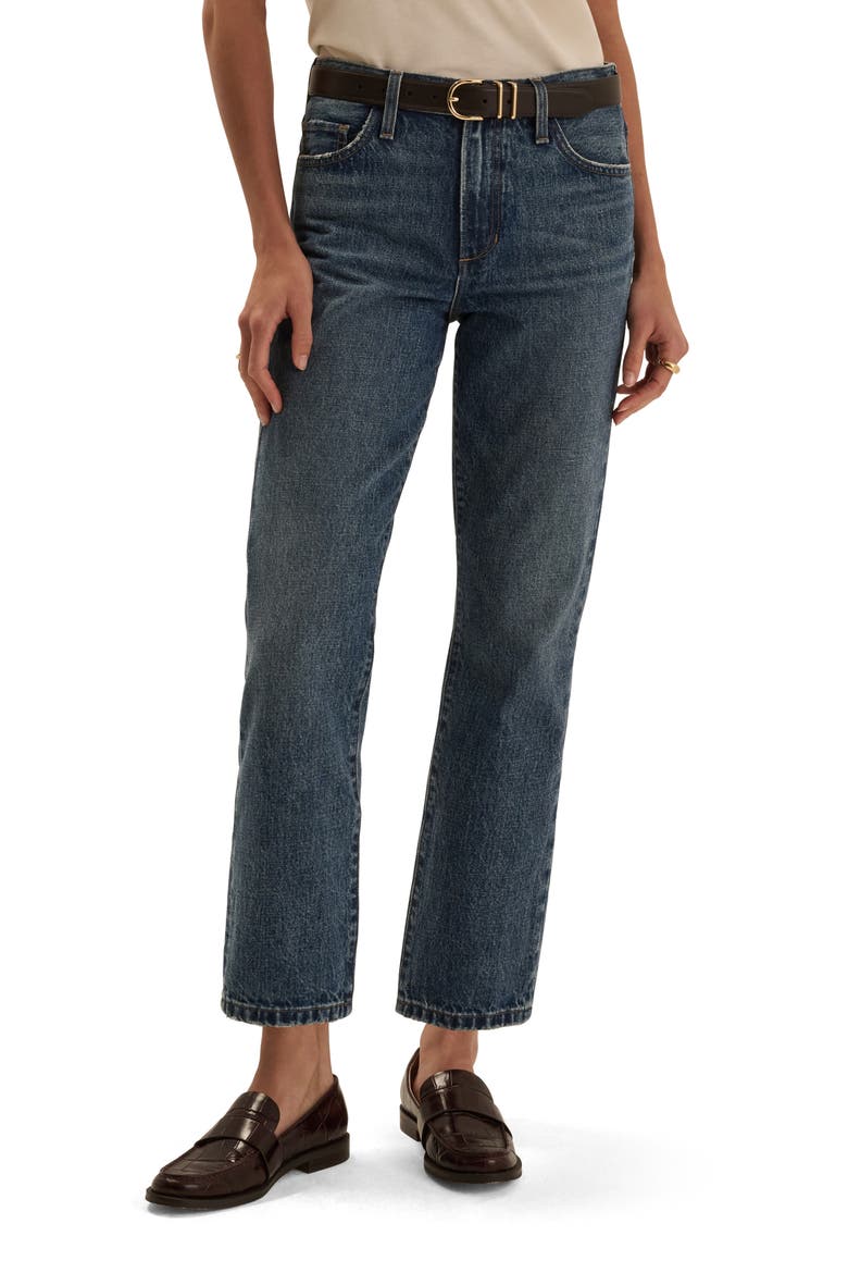 The Dot Straight Leg Jeans, Main, color, CHARLESTOWN