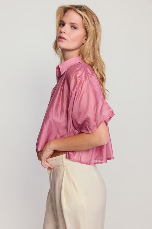 The Shirt By Rochelle Behrens The Hayden Shirt In Purple