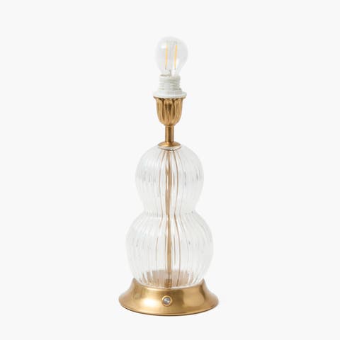 Glass Bardot Rechargeable Lamp