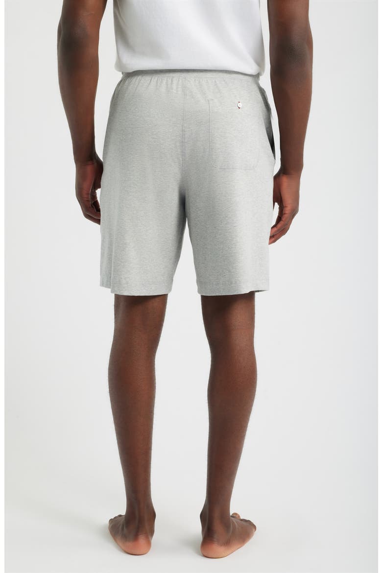 Stretch Cotton Lounge Shorts, Alternate, color, GREY HEATHER