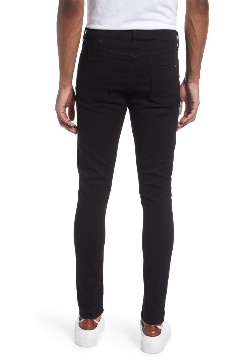 Fit 1 Aero Stretch Skinny Jeans, Alternate, color, BLACK