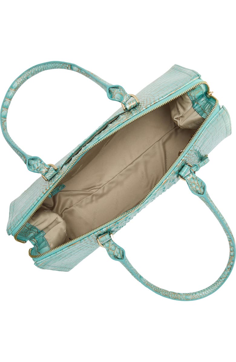 Brahmin Sophia Croc Embossed Leather Satchel, Alternate, color,