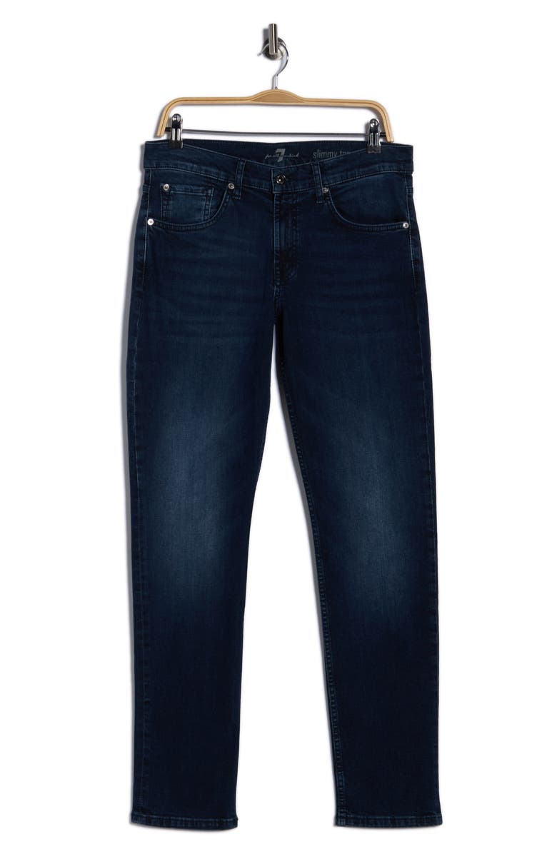 7 For All Mankind Slimmy Tapered Stretch Jeans, Alternate, color, Akron