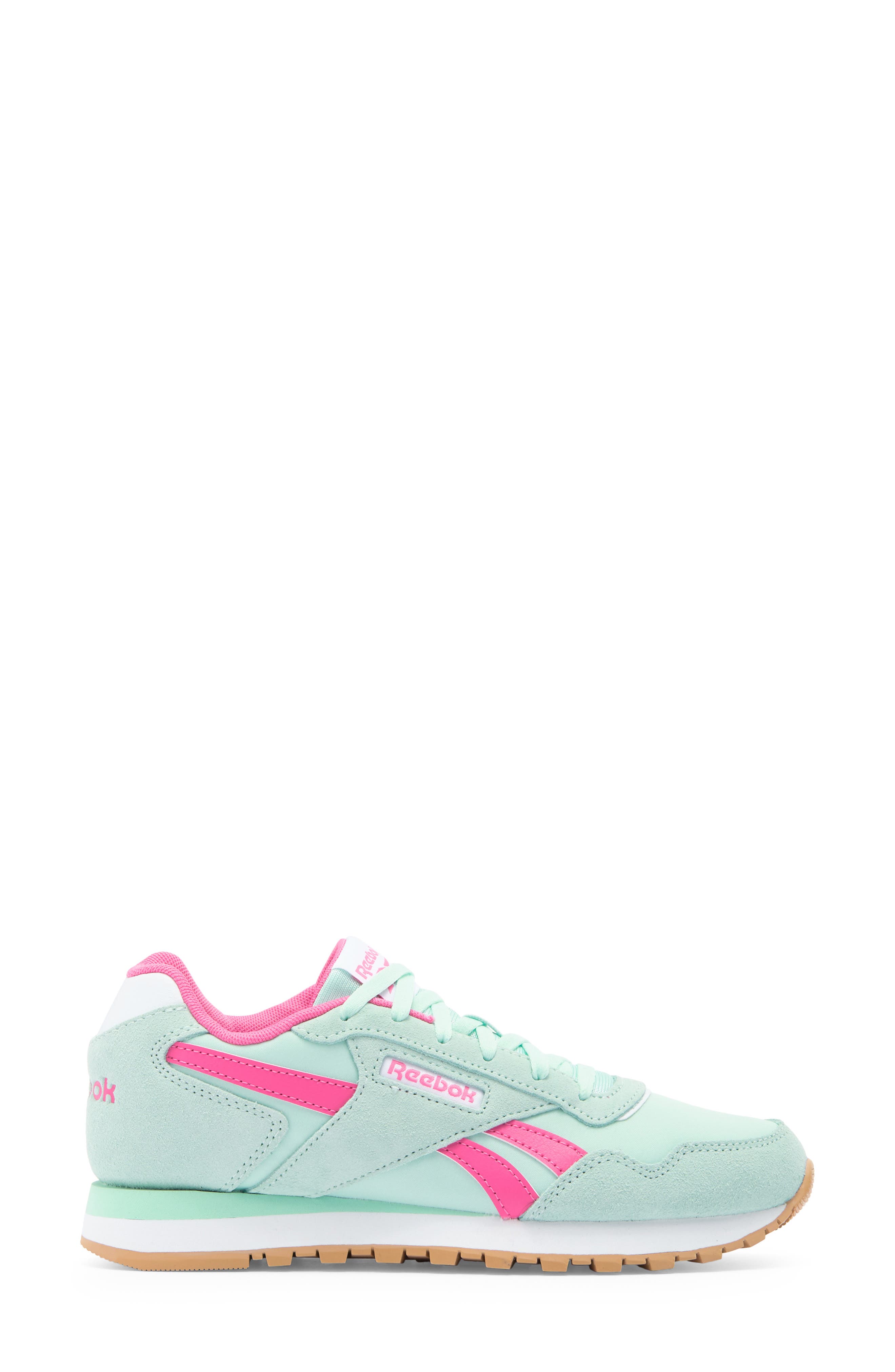 Reebok Glide Sneaker, Alternate, color, Aqua Pink White