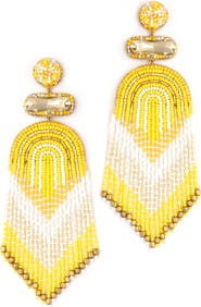 Deepa Gurnani Ishani Beaded Drop Earrings