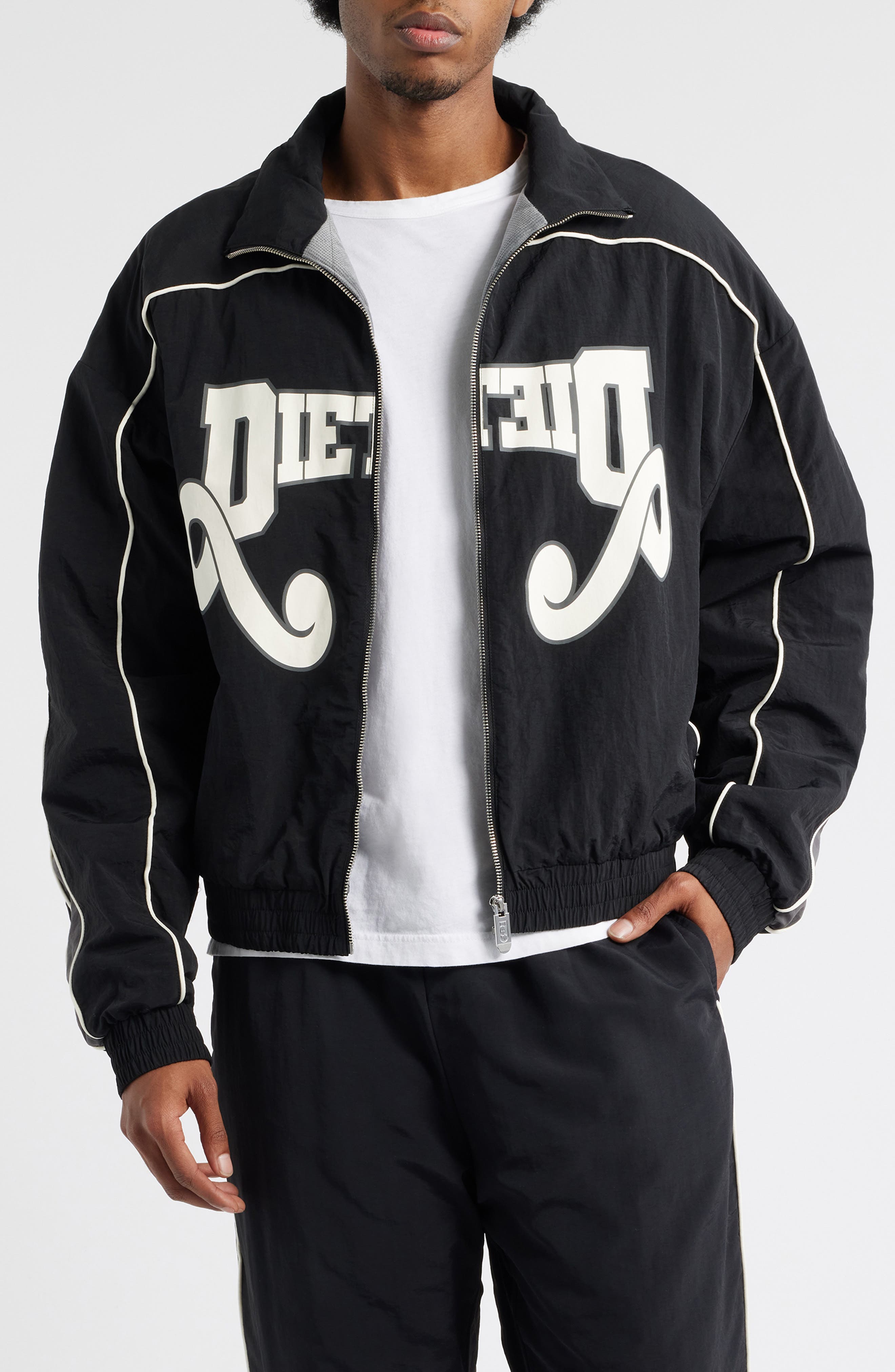 DIET STARTS MONDAY Reverso Nylon Jacket
