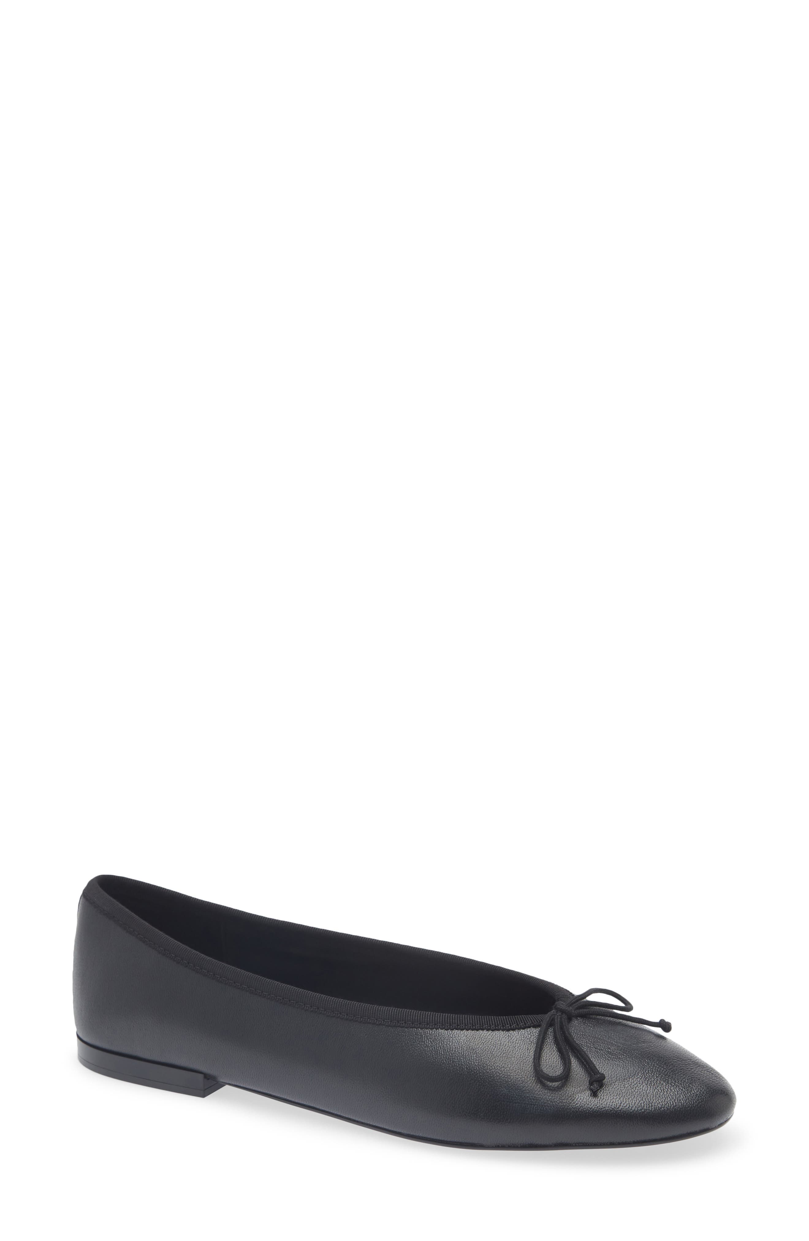 MANGO Ballet Flat, Main, color, Black
