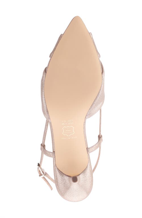 Nina Stella Slingback Pointed Toe Pump In Taupe