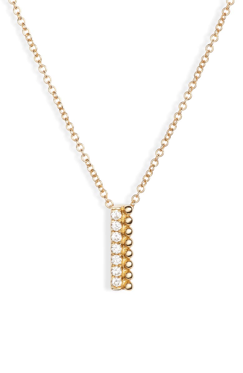 Bony Levy Diamond & Gold Bead Pendant Necklace, Main, color,