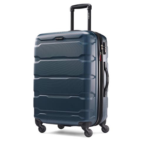 Omni PC Checked-Medium 24-Inch Hardside Expandable Luggage with Spinner Wheels