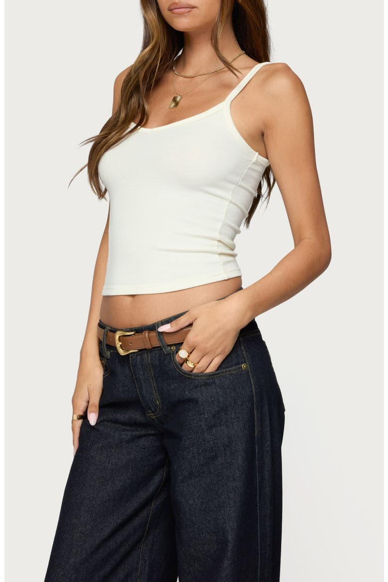 Aspyn Rib Camisole, Alternate, color, CREAM
