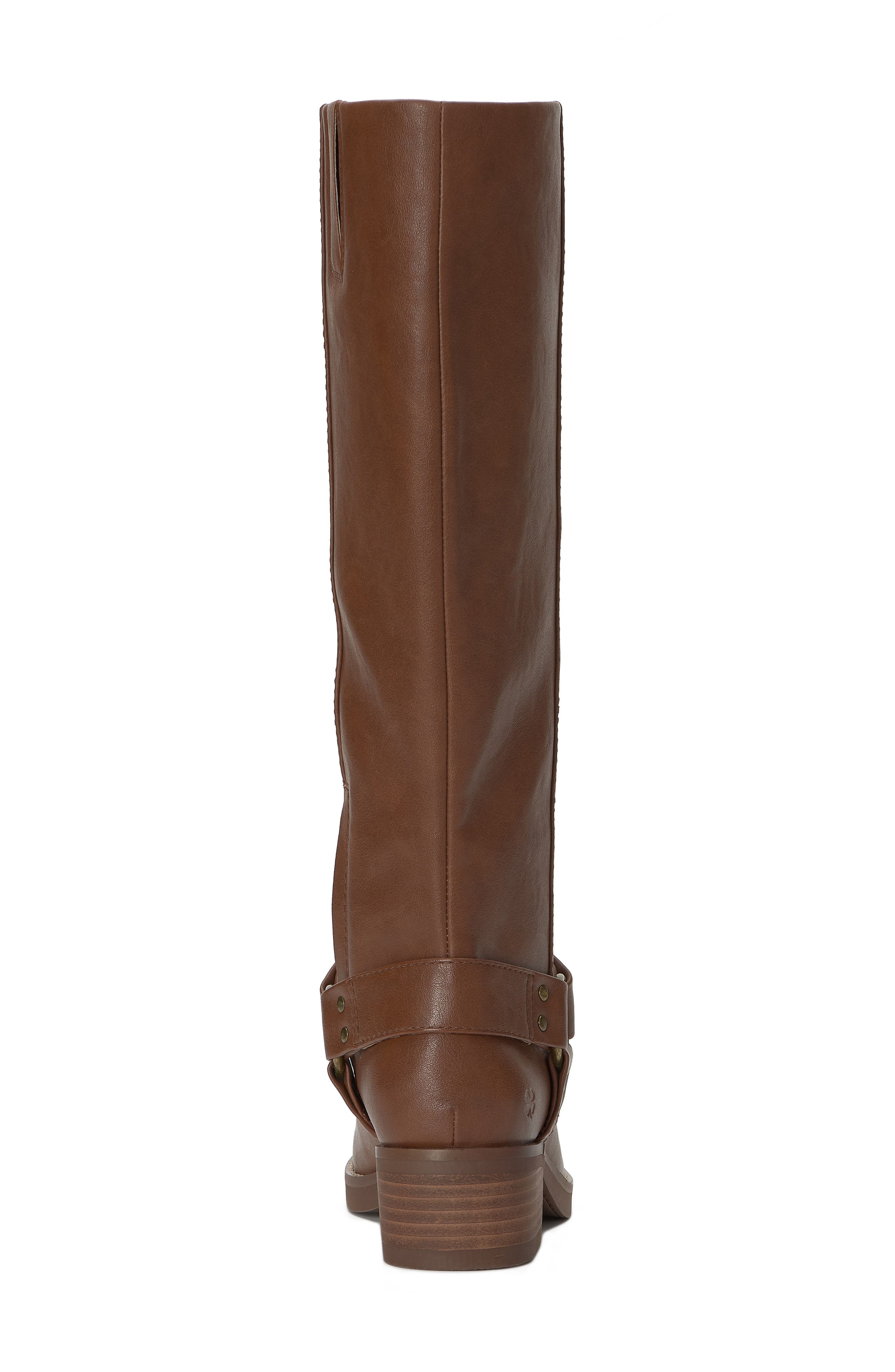 Lucky Brand Kujon Knee High Western Boot, Alternate, color, Brown