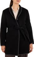 NIC+ZOE Reversible Quilted Wool Blend Topcoat