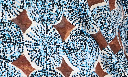 Nic + Zoe Nic+zoe Sand Dollar Top In Blue Multi