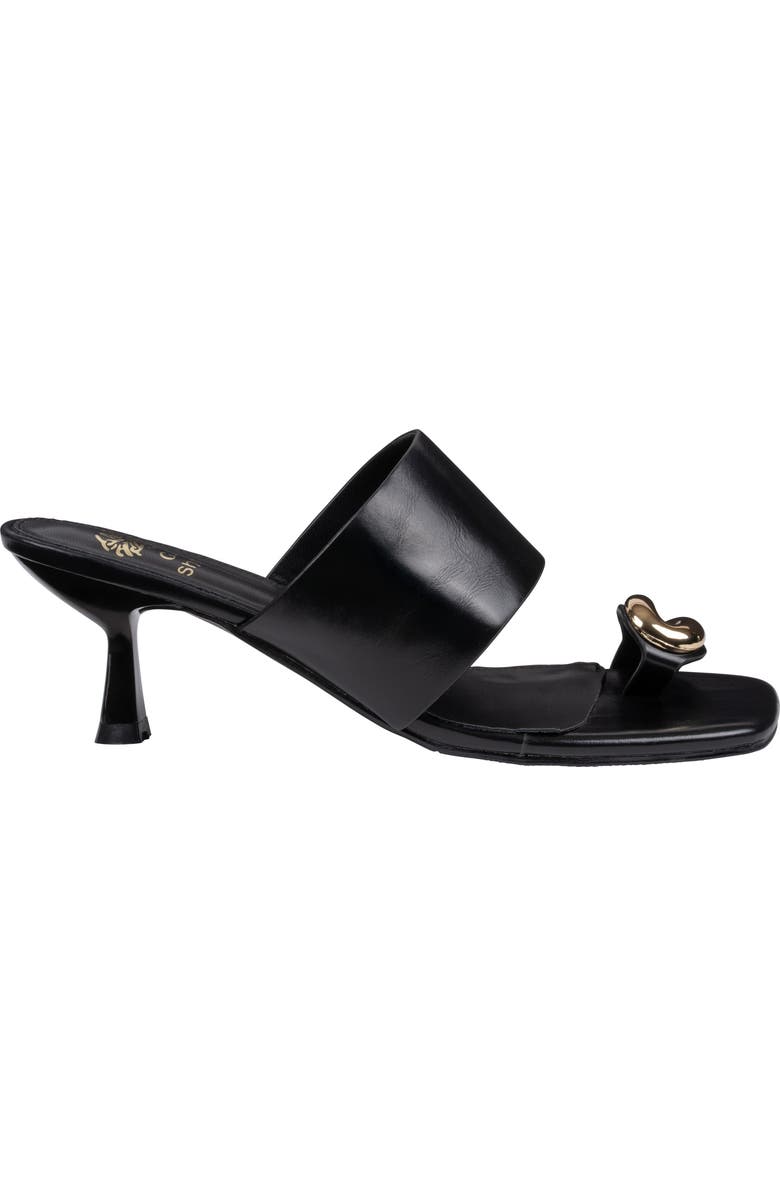 GOOD CHOICE NEW YORK Carmela Toe Loop Sandal, Alternate, color, Black