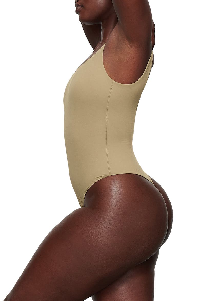 Fits Everybody Square Neck Bodysuit, Alternate, color, KHAKI