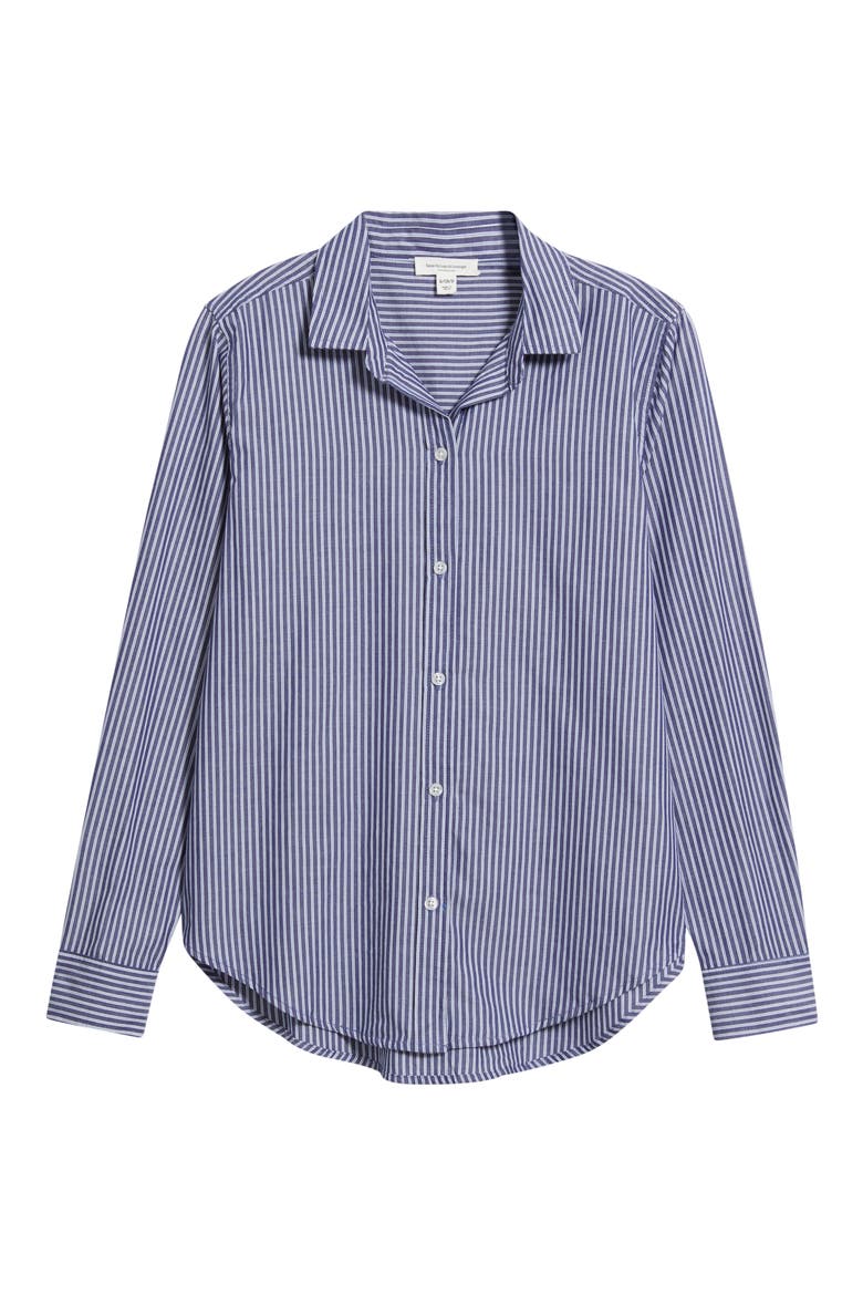 Belly Cotton Shirt, Alternate, color, BLACKBERRY