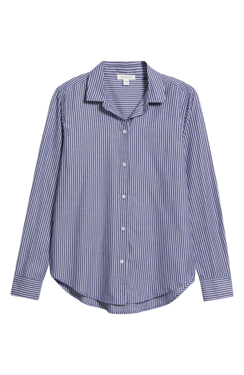 beachlunchlounge Belly Cotton Shirt, Alternate, color, Blackberry