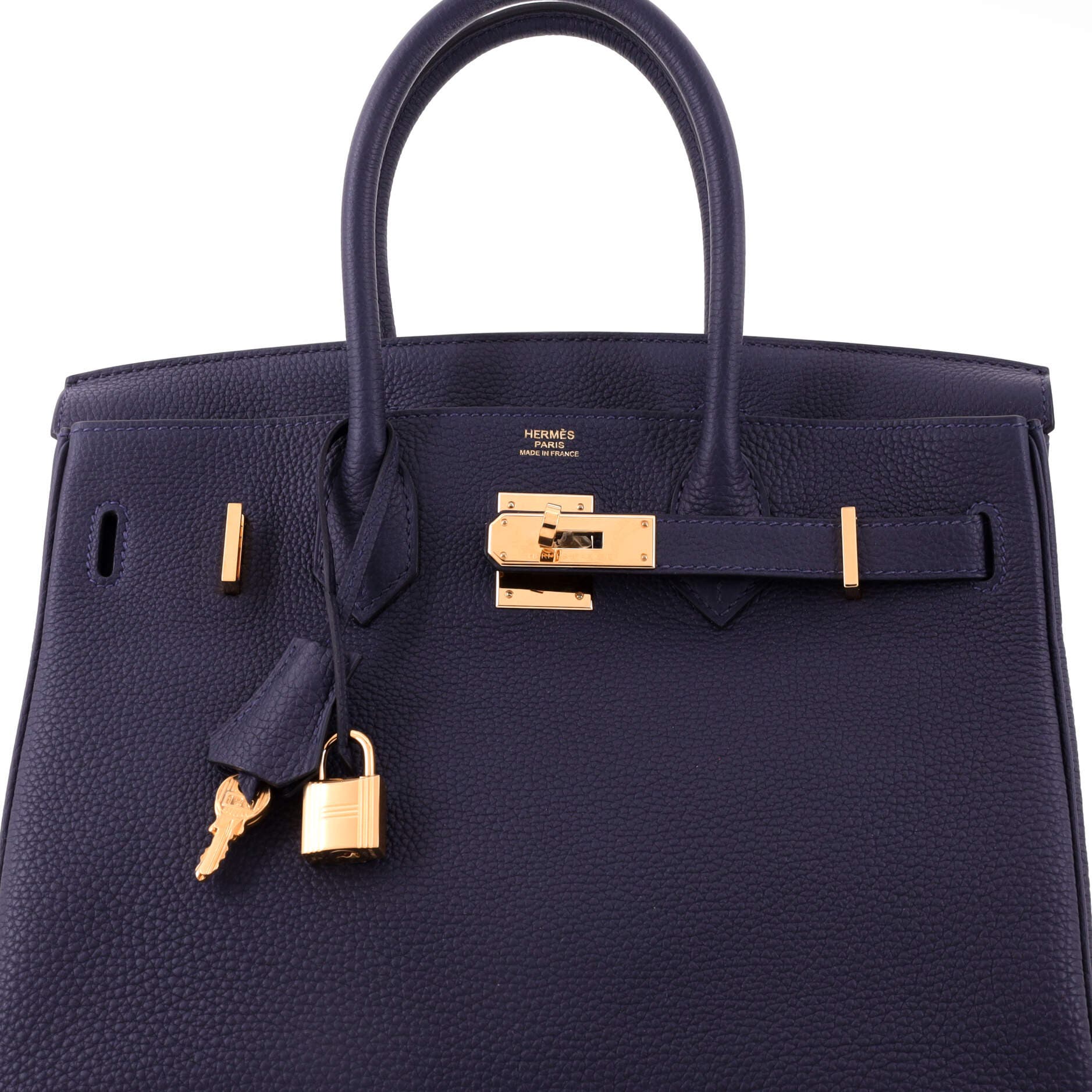 Birkin Handbag Blue Togo with Gold Hardware 30, Alternate, color, Blue