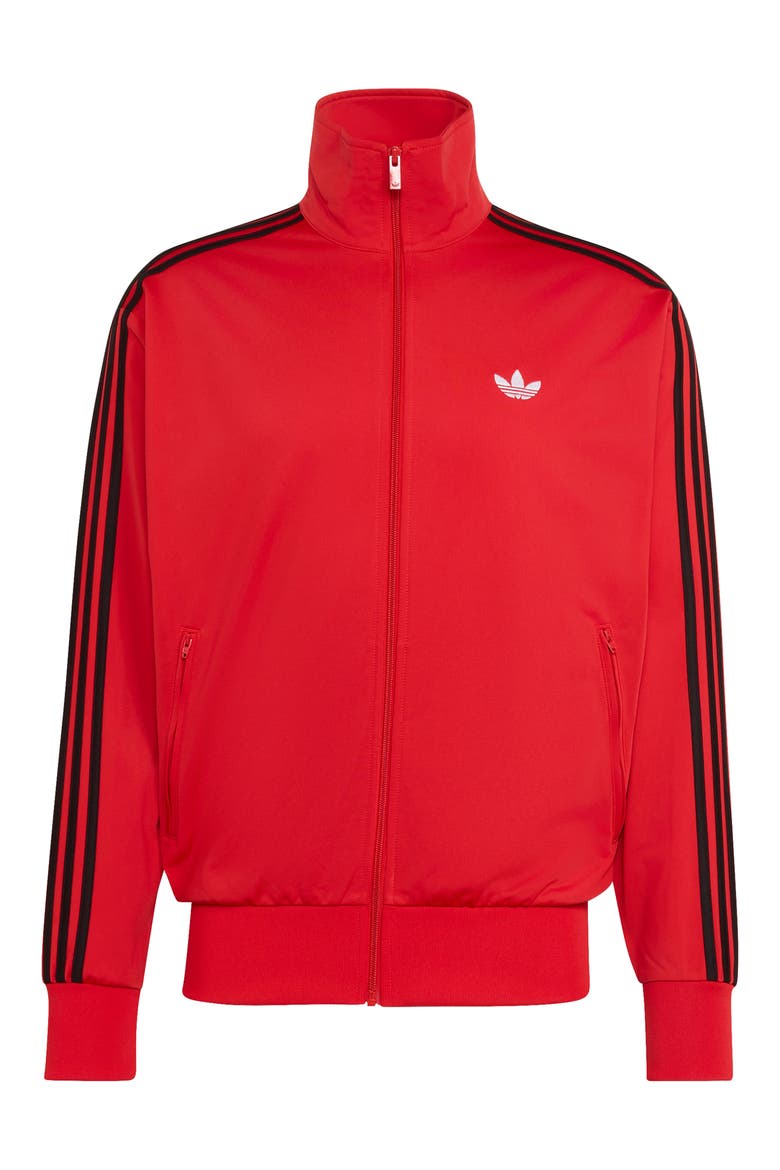 Adicolor Sport Firebird Track Jacket, Main, color, VIVID RED