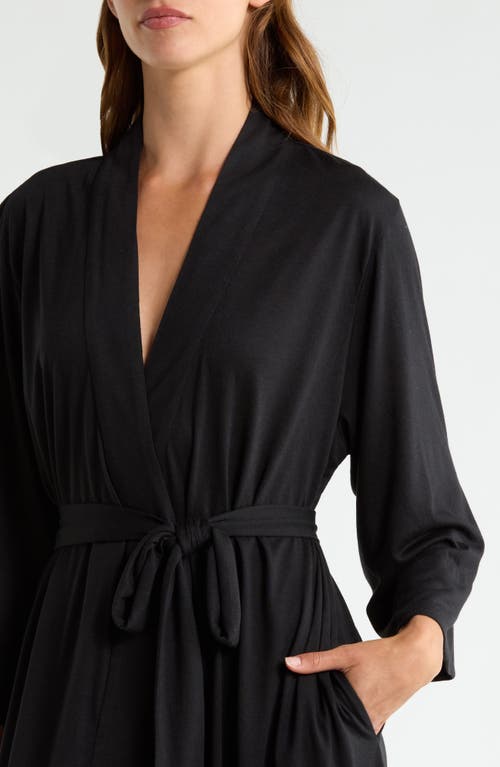 Natori Delight Robe In Black