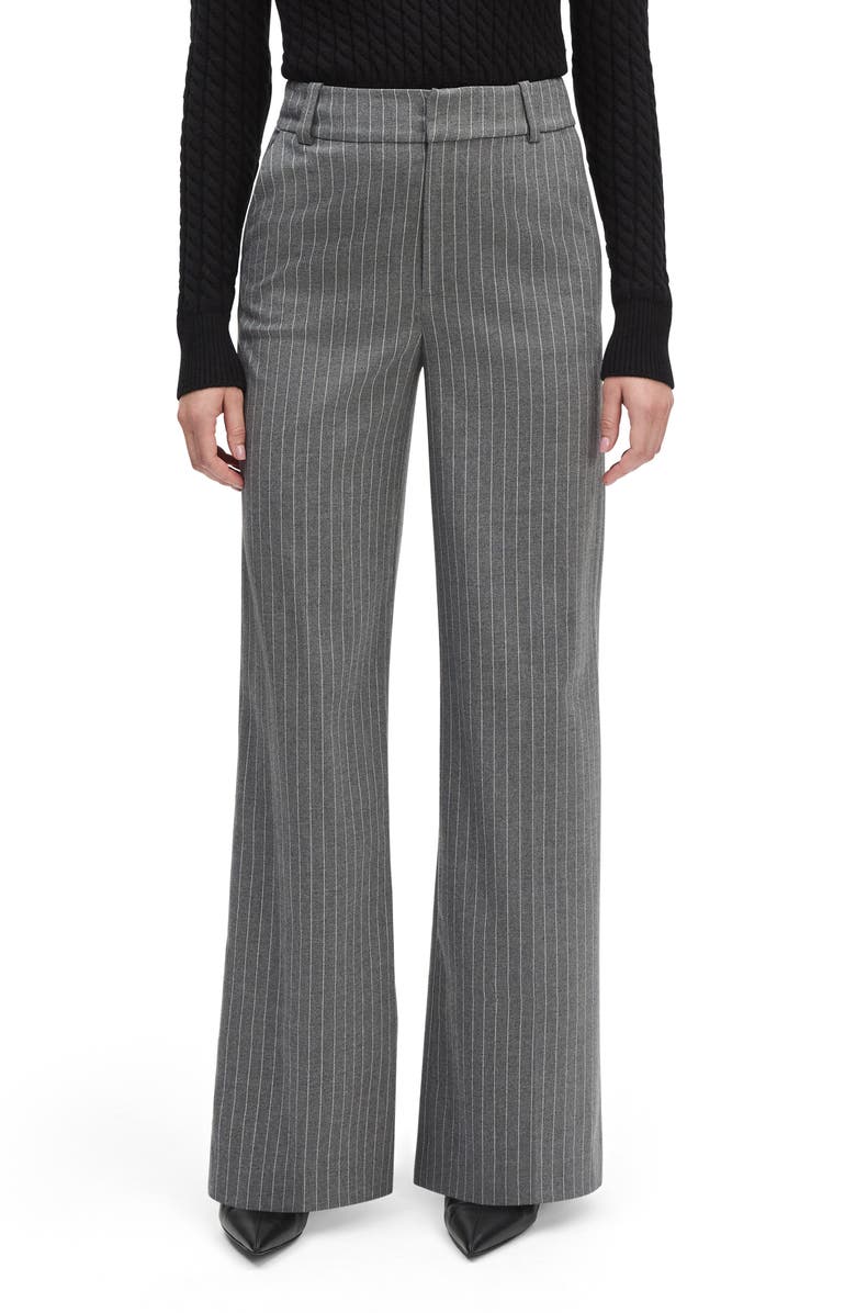 Favorite Daughter The Jones Wide Leg Pants, Main, color, Shadow Pinstripe