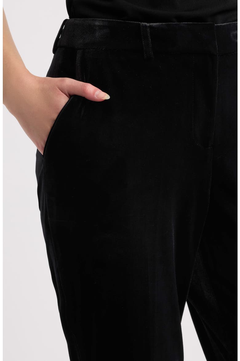 Velvet Classic Ankle Pants, Alternate, color, BLACK