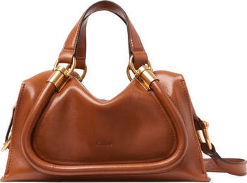 「パラティ 24」ショルダーバッグ クレイブラウン Chloé Paraty 24 Leather Shoulder Bag | Nordstrom